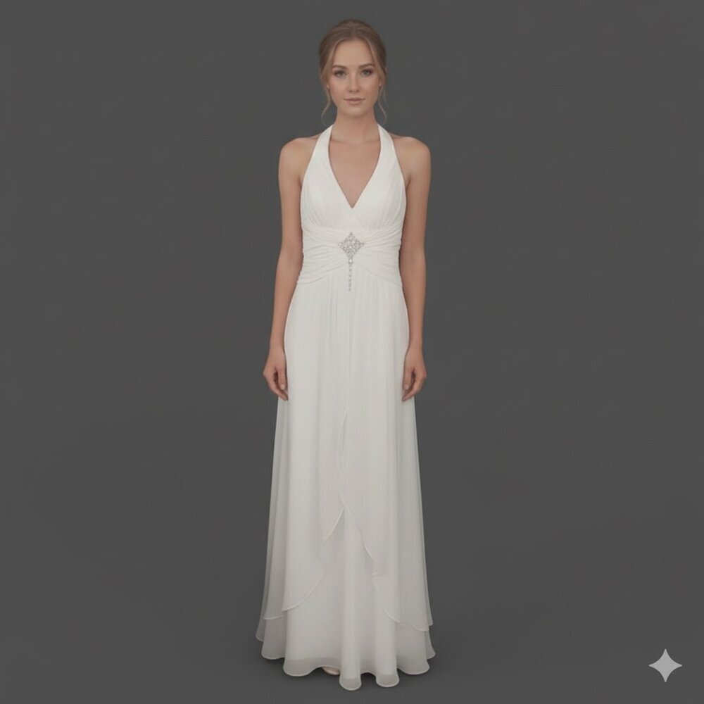 Alfred Sung Bridal Wedding Gown 7074